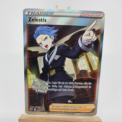 Pokemon Karte: Zelestis 183/189 Astralglanz Full Art Trainer NM Deutsch