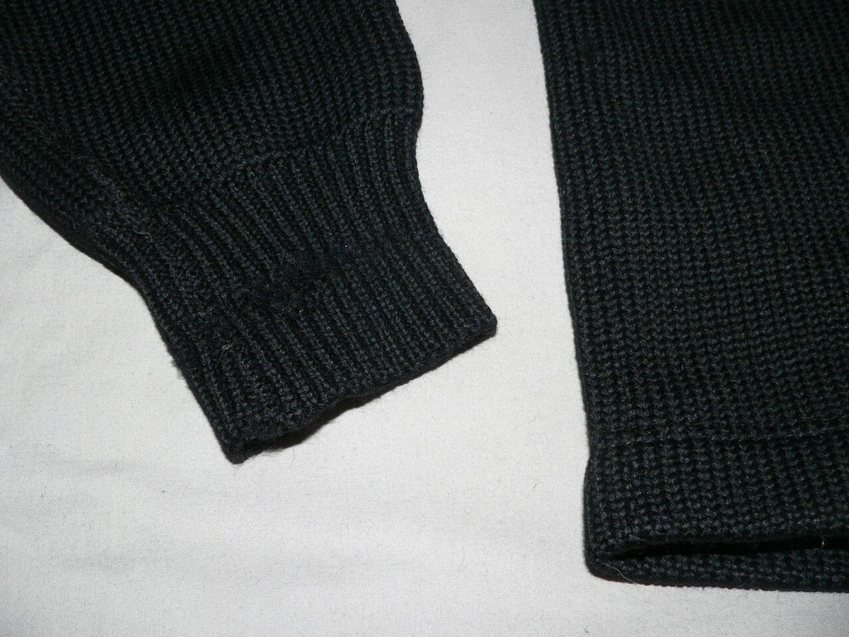 トップス 90's gim woolen mills black hand knit VTG 50s 60s NELSON KNITTING MILLS WOOL LETTERMAN SWEATER SHIRT