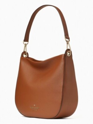 Kate Spade Lexy Shoulder Bag Brown Leather Large Hobo K4659 NWT $399 Retail FS