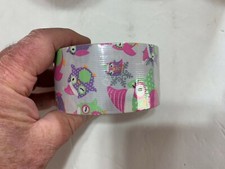 Duck Brand Duct Tape Owls 1.88 inches x 10 yards  one roll  New