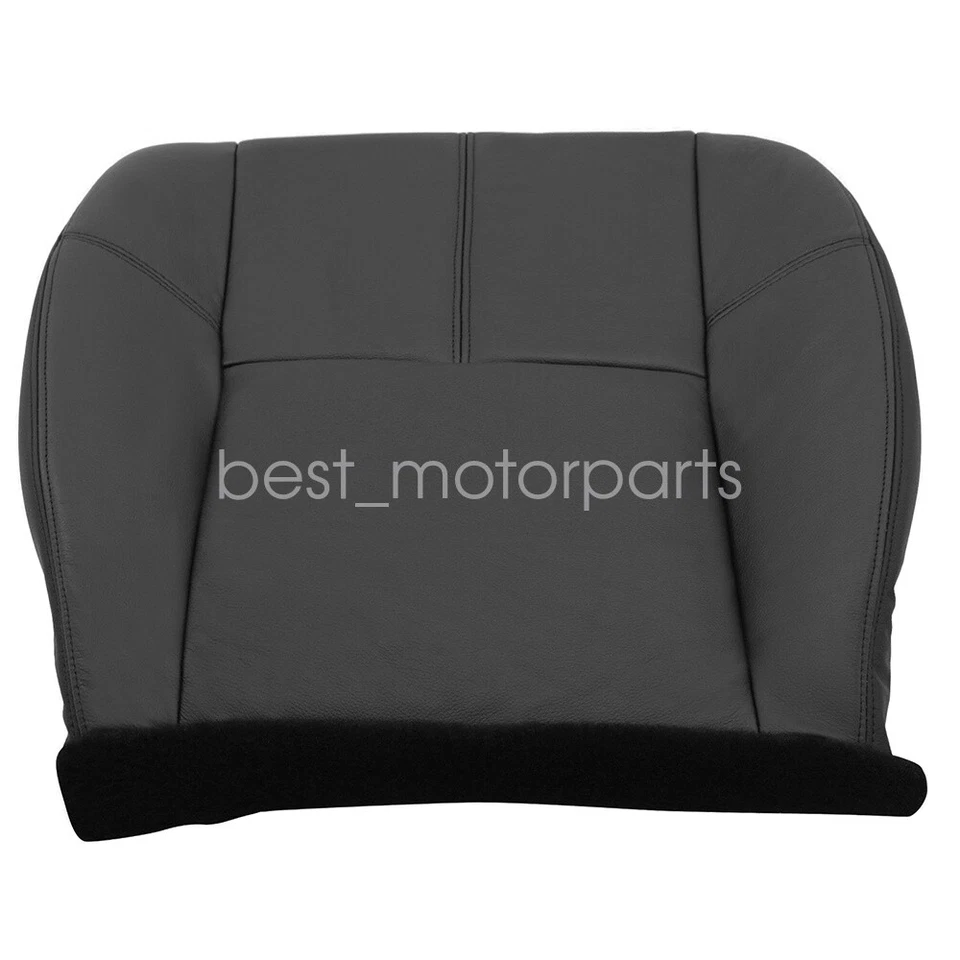 Driver Bottom & Top Seat Cover Black For 07-14 Chevy Silverado 1500 2500HD - Image 4 of 4