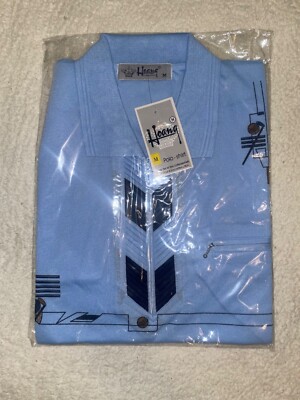 Neu Herren Hoang Polo T-Shirt, Größe M, Kurzarm, Reißverschluss, Golf, (G16)