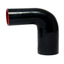 HPS Black Silicone 90 Degree Elbow Reducer Hose 4-ply Reinforced 32mm - 38mm ID