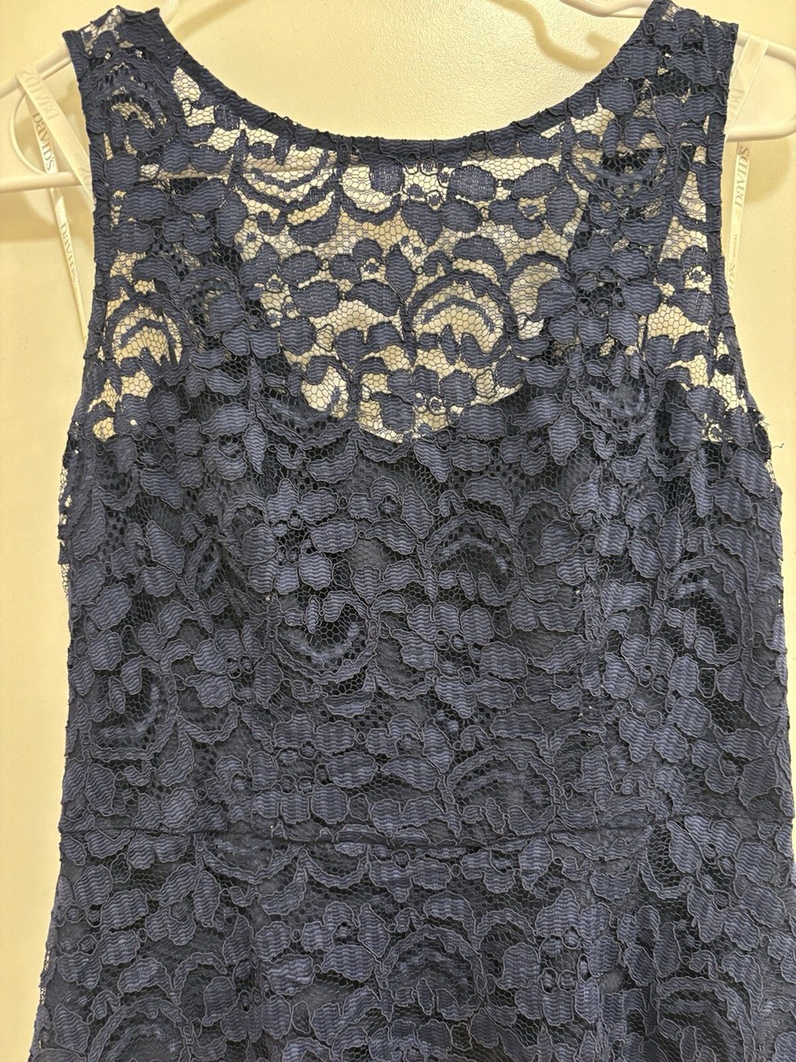 dress with lace insert Cure Black Lace Detail Mini Dress - US 10 main image 0