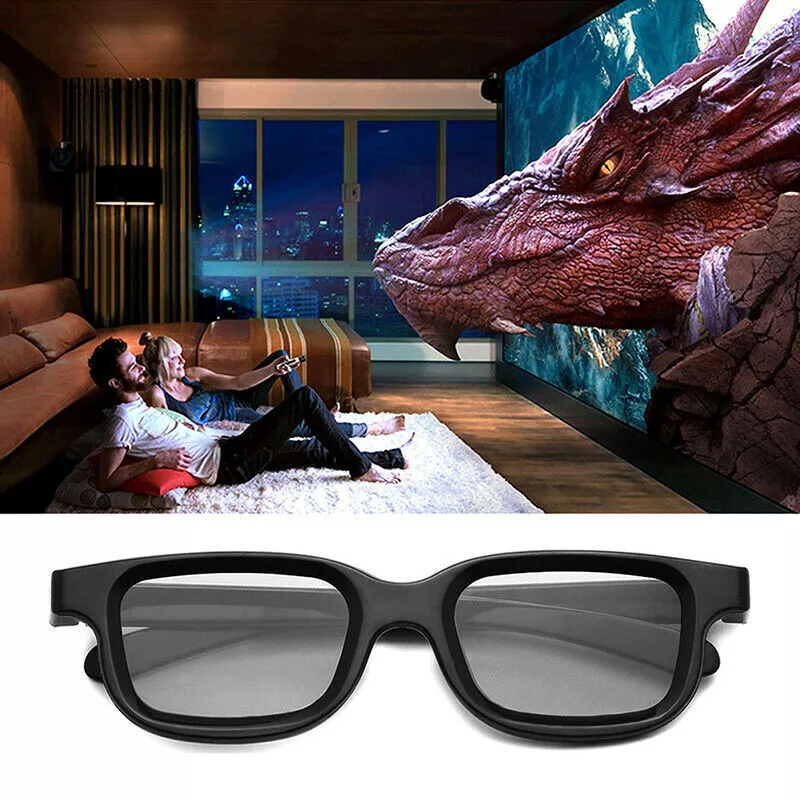 Pince à lunettes 3D polarisée circulaire Passive pour Film TV 3D pour Film  de cinéma IMAX passif, ✓ Meilleur prix au Maroc et ailleurs