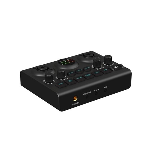Portable Live Sound Card for Improved Sound Capture in Any Setting Sound Mixers - Afbeelding 3 van 8