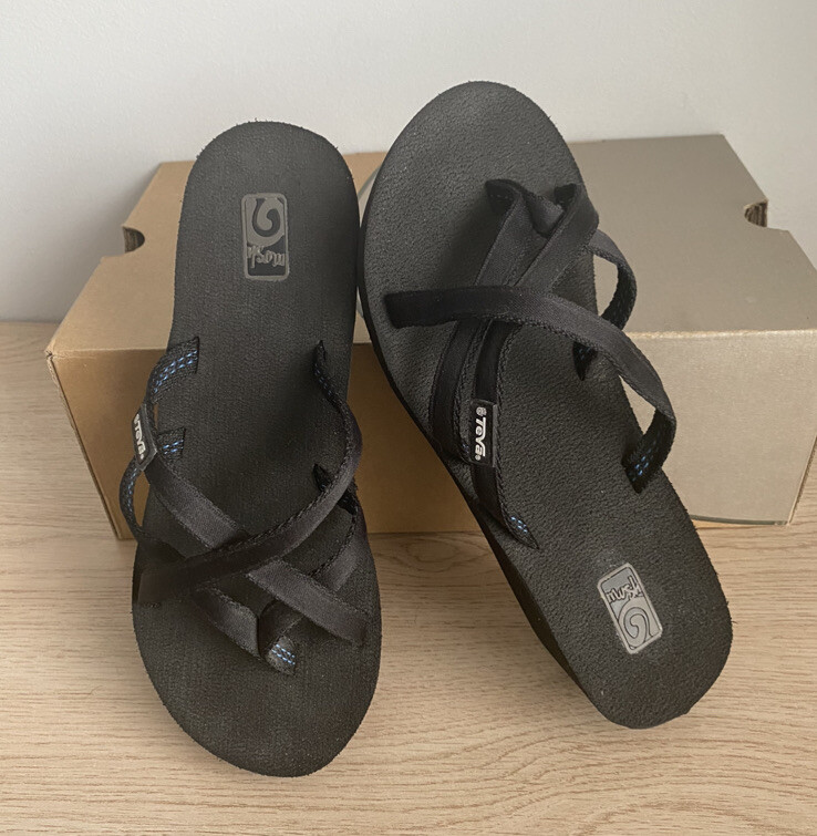 Teva Sandals Mush Mandalyn Ola Ii Wedge Flip Flop Teva Black Mush
