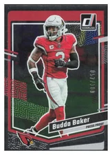 BUDDA BAKER 2023 Donruss Press /100 Proof Silver #2 Cardinals NFL ID:86726