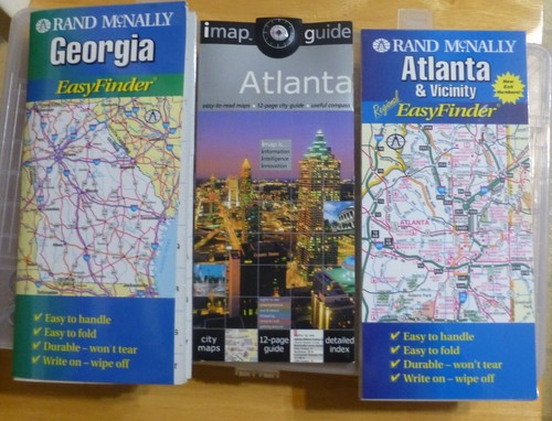 RAND MCNALLY GEORGIA EASY FINDER, ATLANTA AND VICINITY EASY FINDER PLUS