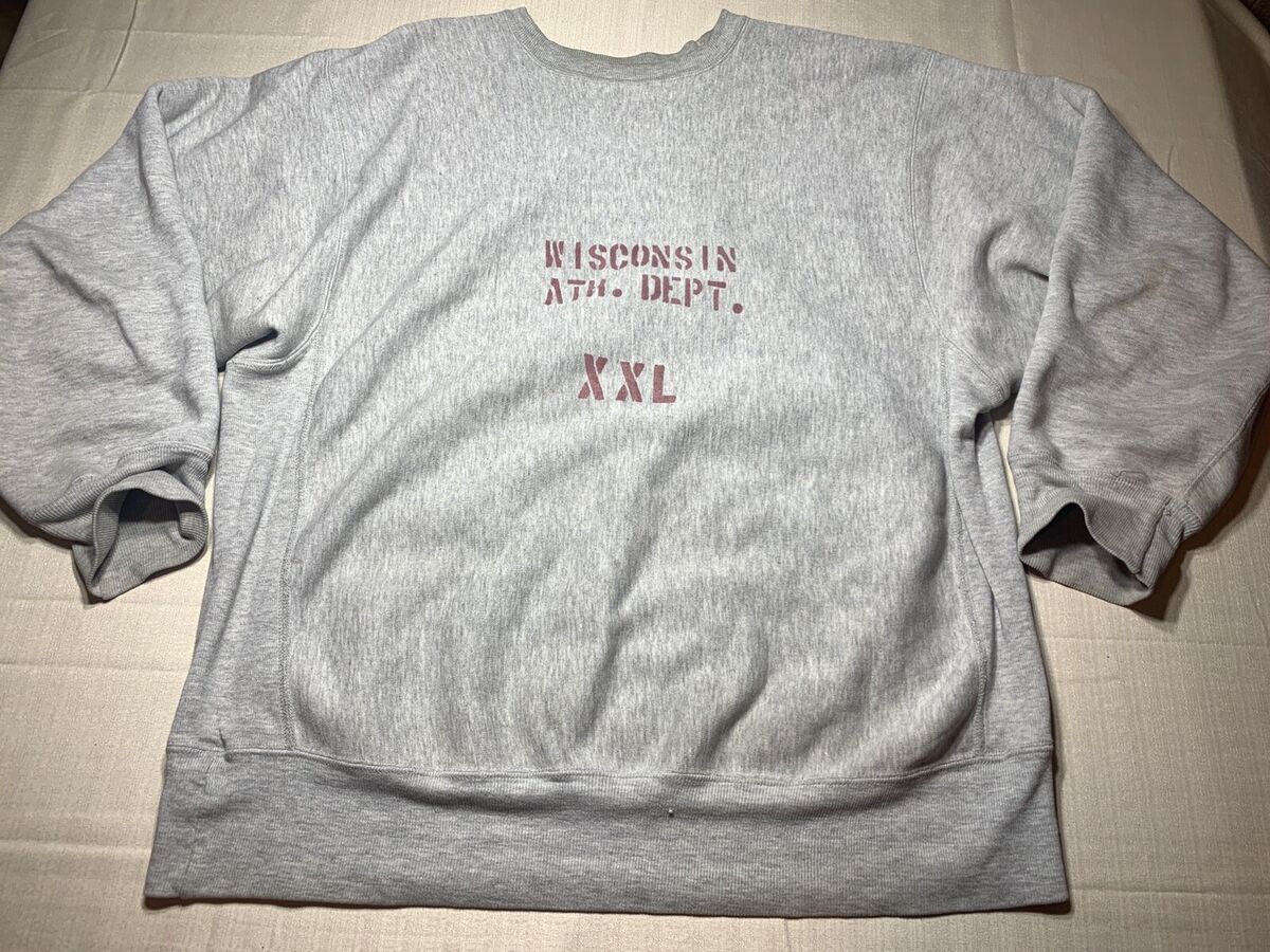 Champion Reverse Weave Sweatshirt UW Univ Wisc Badger Champion Reverse Weave Sweatshirt UW Univ Wisc Badger