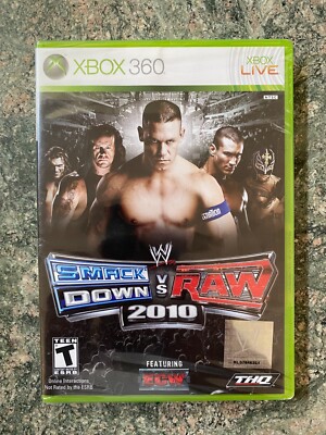 WWE SmackDown vs. Raw 2010 Featuring ECW Microsoft Xbox 360 Factory Sealed New