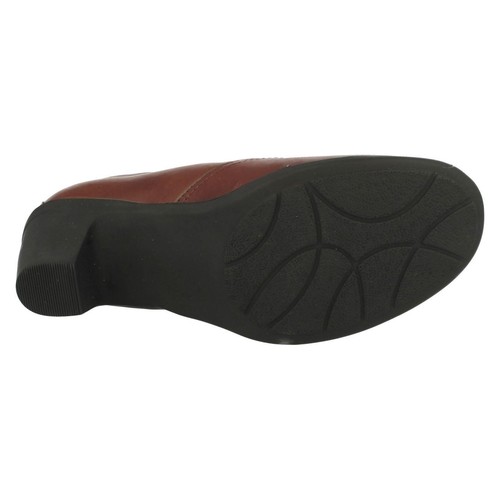 Damas CAMEO cuero tacón ancho zapatos bota de EASY B al por menor £29.99 - Imagen 5 de 9