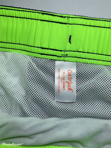 Cat & Jack Boys 3 Color Tiered Swim Trunks Swimsuit Size XL 16 Husky - Picture 6 of 9