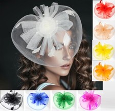 Headband Hair Clip Kentucky Derby Wedding Hat Church Dressy Cocktail Fascinator