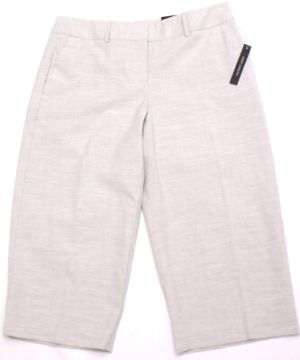 Women's Worthington Modern Fit Crop Cropped Gray Pants Size 6P (30X17), NEW