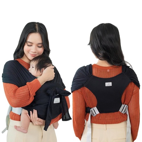 Baby Essentials Baby Sling Carrier, Secure & Comfortable, Breathable, Easy-to-us