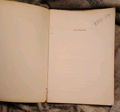 Earth Materials Hardcover W. G. Ernst 1969 Foundation of Earth Science - 第 3/11 張圖片