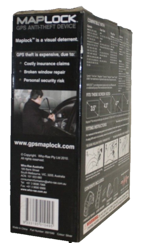 MAPLOCK MULTI-FIT GPS ANTI-THEFT DEVICE 3501049 SUIT NAVMAN, TOM TOM, GARMIN ETC - Picture 8 of 8