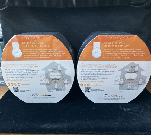 2 -Arris Surfboard WIRED Network Extender SBX-1000P With Rip Current New Sealed - Picture 3 of 9