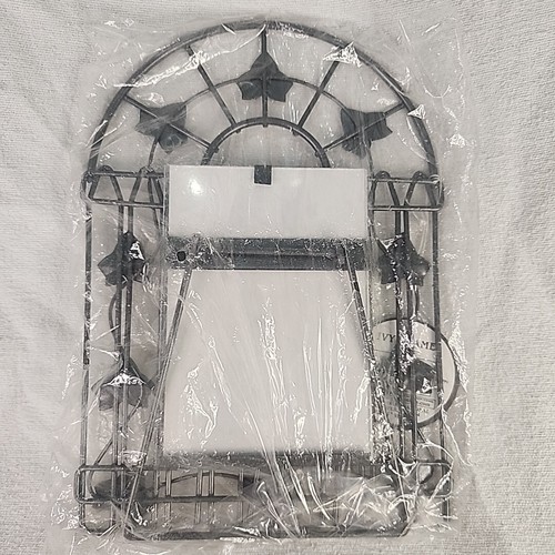 Picture Frame Metal Photo 3 1/2' X 5" Wall Or Stand Ivy Design Home Styles NEW - Picture 3 of 5