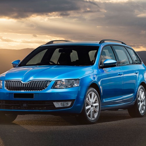 Tapa cubierta de espejo lateral negro brillante para Skoda Octavia 2015-2017 - Imagen 2 de 9