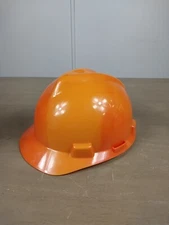 Msa Safety 495736 V-Gard Front Brim Hard Hat, Type 1, Class E, Ratchet MEDIUM 