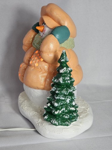 Hobbyist Light Up Snow Man with Tree - Picture 4 of 5