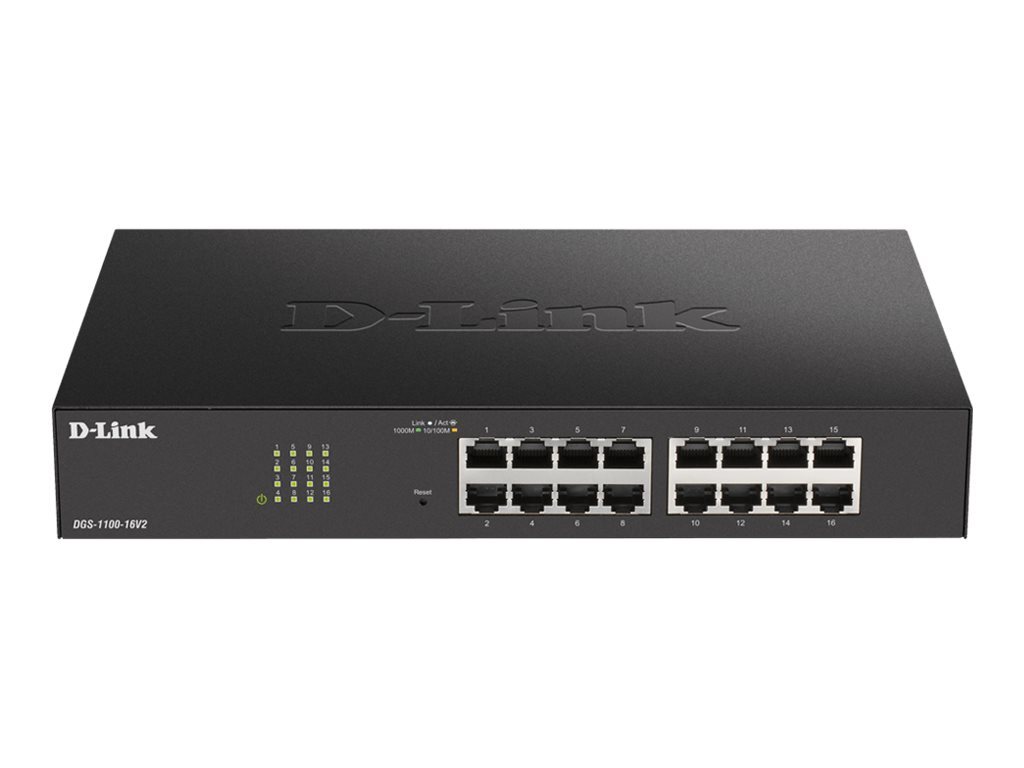 D-Link DGS-1100-16V2 Gestito L2 Gigabit Ethernet DGS-1100-16V2