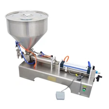 TECHTONGDA 110V 50-500ml Paste Liquid Filling Machine Stainless Steel