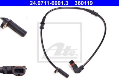 ATE Sensor, Raddrehzahl für MERCEDES-BENZ C-Klasse (W204, C204, S204) VORN