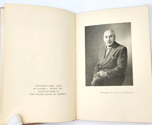 Alfred A Knopf at 60 1952 SIGNED by KNOPF John Hersey, W.A Dwiggins, H.L Mencken - Imagen 3 de 5