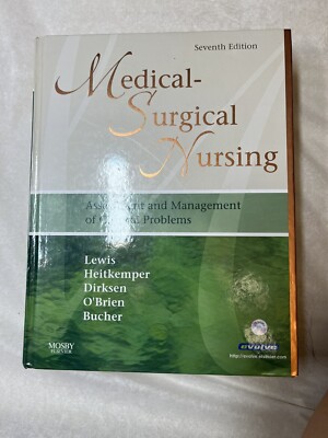Seventh Edition Medical-Surgical Nursing Mosby Hardcover Textbook