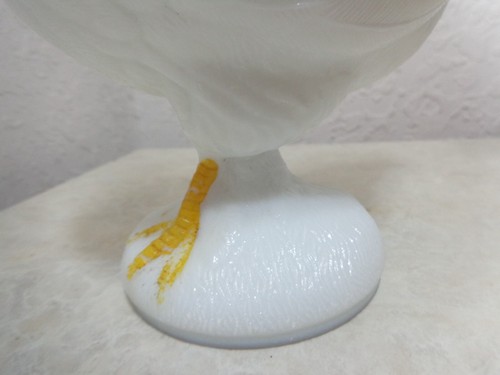 Standing Rooster Westmoreland Milk Glass Covered Candy Dish Cold Paint 9in - Picture 6 of 8