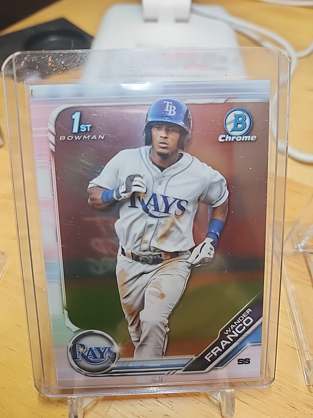 2019 BOWMAN CHROME PROSPECTS WANDER FRANCO #BCP-100 TAMPACHROME RAYS
