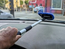 Windshield Cleaner Car Windshield Cleaning Tool Inside with 4 Reusable Washable