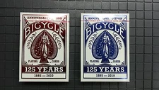 12 Sealed Bicycle Decks 125 Years Anniversary Edition Collectors Playing Cards