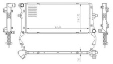 NRF Kühler, Motorkühlung  für HYUNDAI