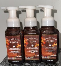 bath and body works leather bound pages foaming hand soap set of 3