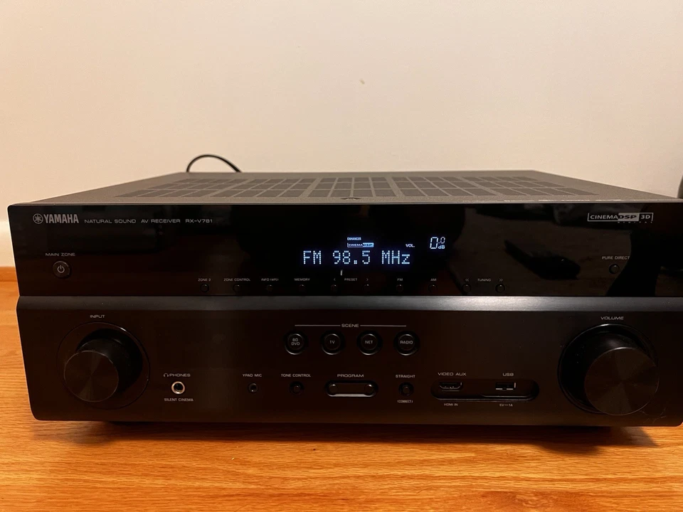 Yamaha RX-V781 7.2 Channel AV Receiver Dolby Atmos DTS:X Wi-Fi Bluetooth - Image 2 of 4