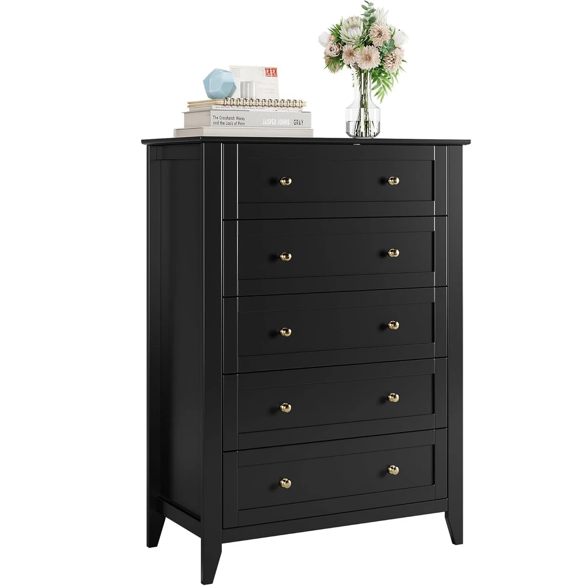 Black Wooden Dressers & Chests of Drawers for sale | eBay