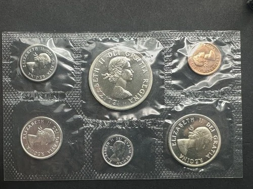 1964 Canada Proof-Like Silver 6 Coin Set Royal Canadian Mint