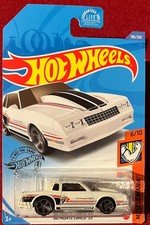 HOT WHEELS MUSCLE MANIA '86 MONTE CARLO SS WHITE 196/250 . SEE COMBINED OFFERS!