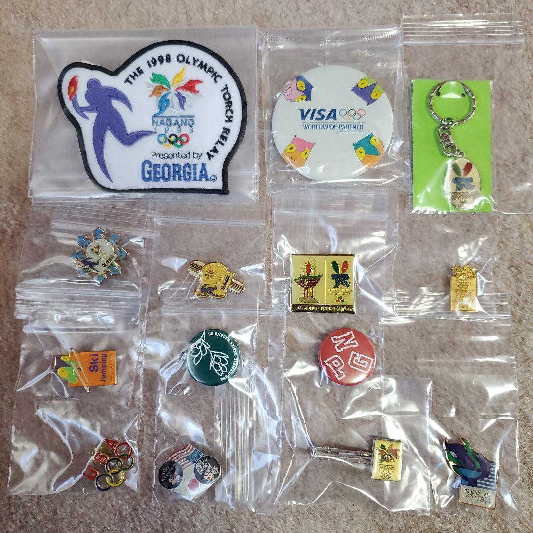 1998 Nagano Olympics And Paralympics Various Goods 14-Piece