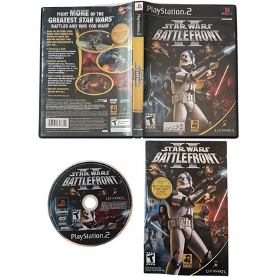 Star Wars Battlefront II 2 Playtstation 2 CIB  w/ Manual And Registration Card