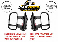 Fits CITROEN RELAY 2006-2024 UK Pair Electric Mirror Long Arm Temp Senser 23.5cm