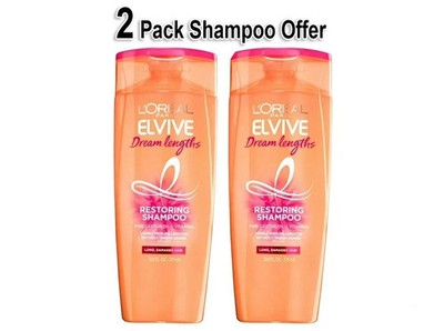 L'Oreal Paris Shampoo Elvive Dream Lengths Restoring 12.6 oz (2 Pack)