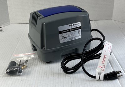 #ad Blue Diamond ET 100 Septic or Pond Linear Diaphragm Air Pump $175.00