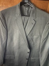 Joseph A Bank Signature Collection Men’s Suit, Grey, Size 54 Long
