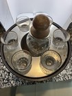 Vintage Evans Bakelite Bowling Ball Barware Cocktail Set Musical 1950s WORKS MCM — photo 3