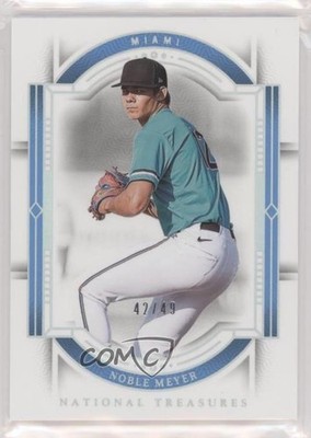 2024 Panini National Treasures Holo Silver 42/49 Noble Meyer #88 0nr3